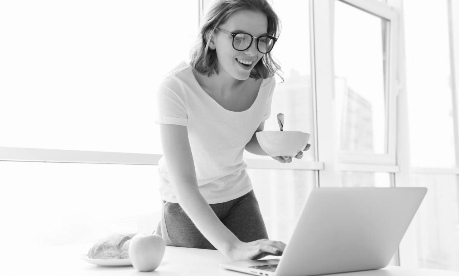 Financial professional analyzing market data and trends